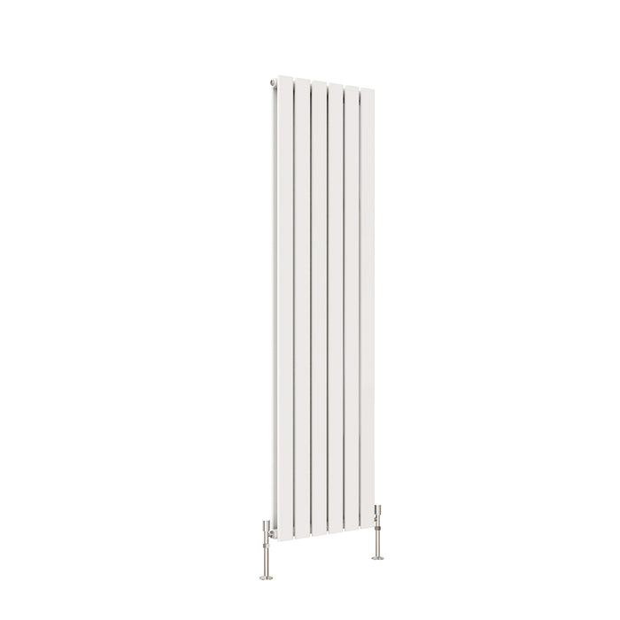 Tall Vertical Flat Panel Anthracite & White & Black Central Heating Radiator