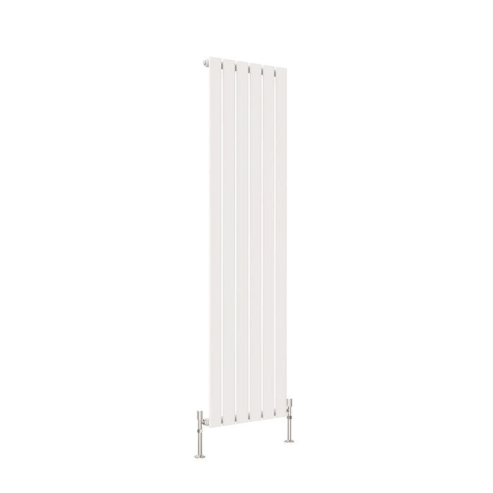 Tall Vertical Flat Panel Anthracite & White & Black Central Heating Radiator