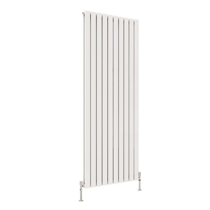 Tall Vertical Flat Panel Anthracite & White & Black Central Heating Radiator