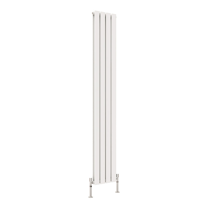 Tall Vertical Flat Panel Anthracite & White & Black Central Heating Radiator