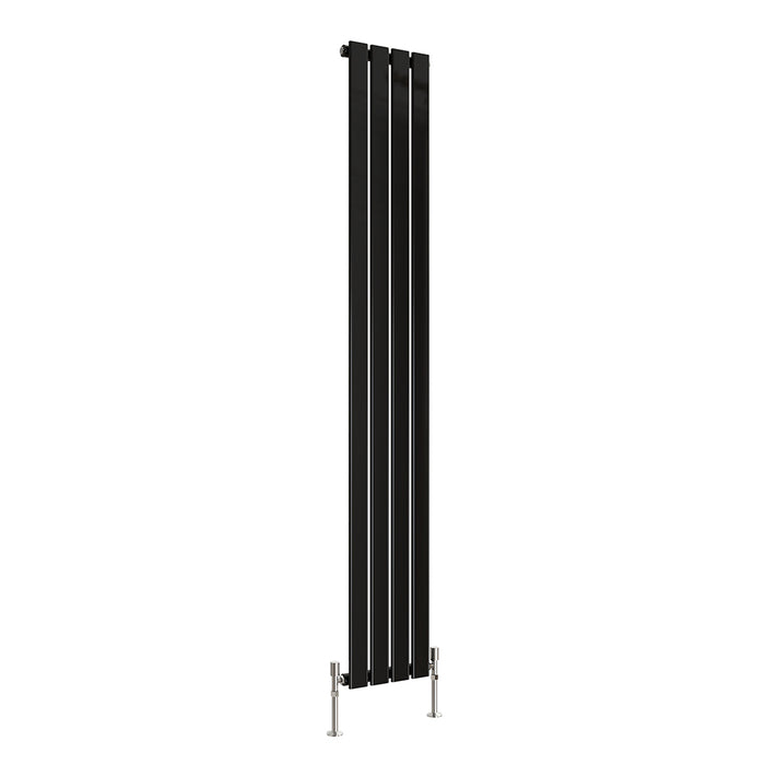 Tall Vertical Flat Panel Anthracite & White & Black Central Heating Radiator