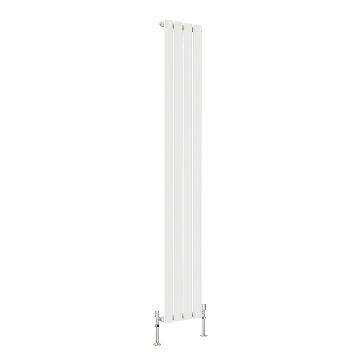 Tall Vertical Flat Panel Anthracite & White & Black Central Heating Radiator