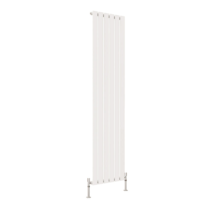 Tall Vertical Flat Panel Anthracite & White & Black Central Heating Radiator