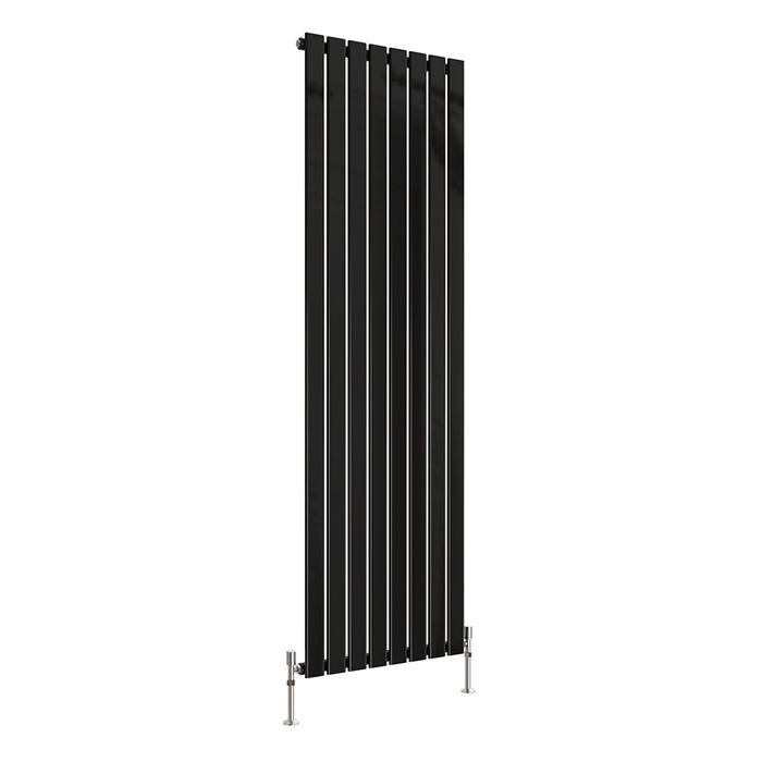 Tall Vertical Flat Panel Anthracite & White & Black Central Heating Radiator