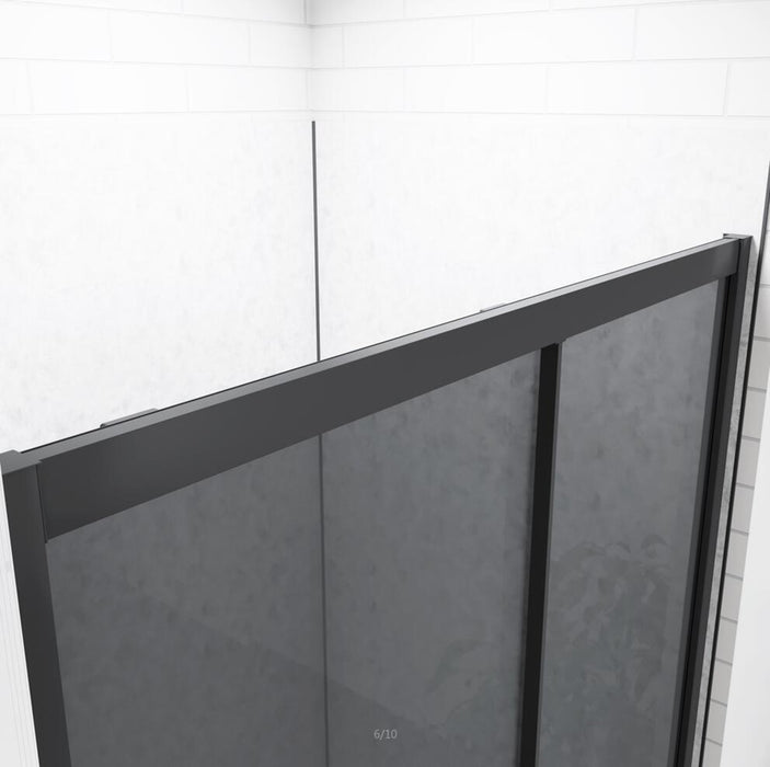 8mm EASY CLEAN Tempered Glass Sliding Shower Door + Side Panel 195cm