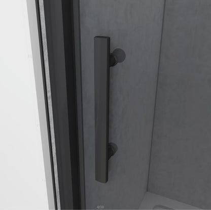 8mm EASY CLEAN Tempered Glass Sliding Shower Door + Side Panel 195cm