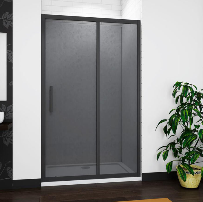 8mm EASY CLEAN Tempered Glass Sliding Shower Door + Side Panel 195cm