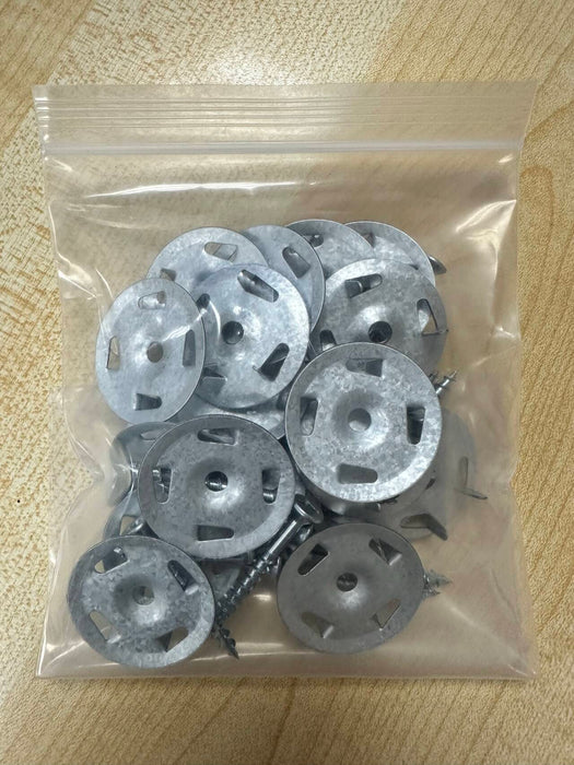 AICA Tile Backer Board & Insulation Fixing Washer Discs+screws wall & floor