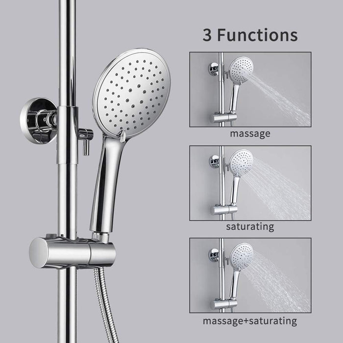 AICA THERMOSTATIC ROUND SHOWER SET