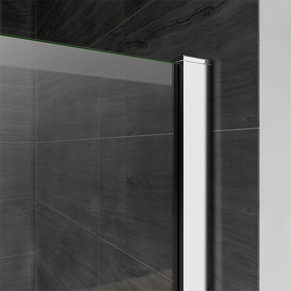 700mm Walk In Shower Enclosure Wet Room Screen 200cm + Flipper Panel