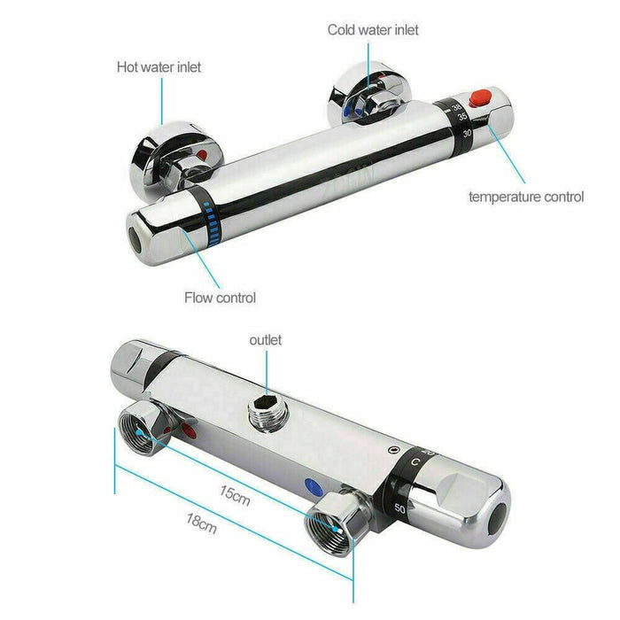 AICA thermostatic shower valve