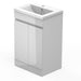 Gloss White Vanity Unit with Baisn Freestanding