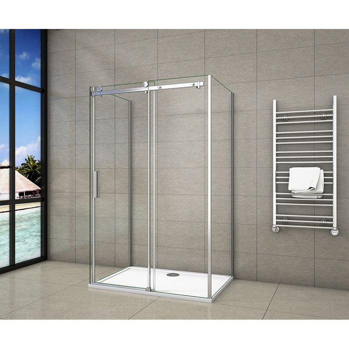 AICA-bathrooms-Frameless-Sliding-shower-Enclosure-double-side-panel-100x70cm-1