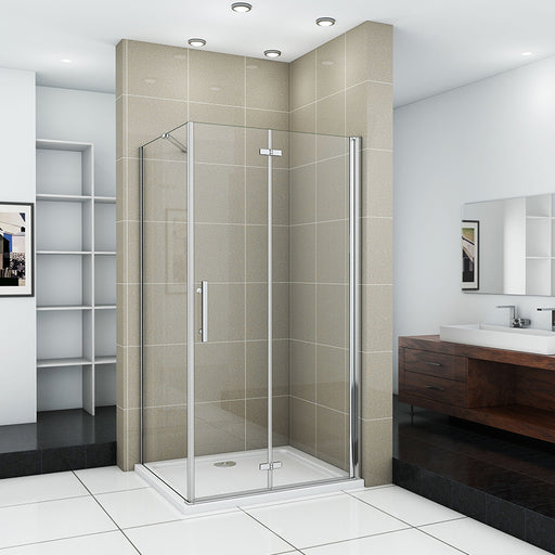 Pivot Shower, rectangle enclosures 1850 ,Shower tray