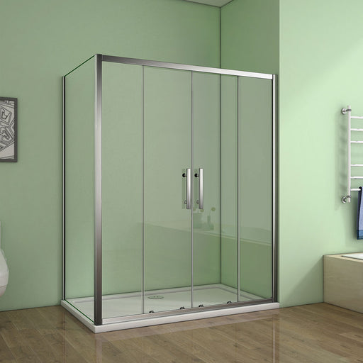 1200 Chrome Sliding Door,700-900 Panel, AICA shower enclosure,s