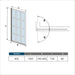 AICA shower enclosure shower door