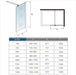 AICA shower enclosure shower door