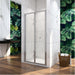 AICA-bathrooms-Bi fold-Shower-Glass-Door-1000mm-1