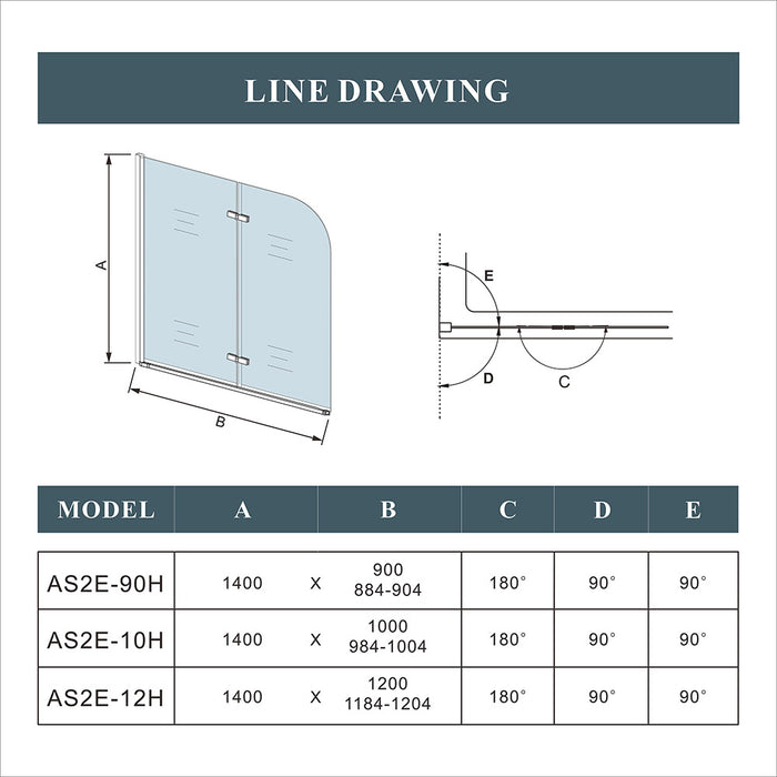 AICA shower enclosure shower door