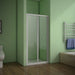 700,800,900,1000 Bi fold AICA shower door,white shower Tray