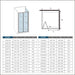 Chrome,bifold shower rectangle enclosures,shower tray,shower door