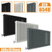 3Column Traditional Cast Iron Style radiator Horizontal 600x1010 White Anthracite Vintage AICA Rads