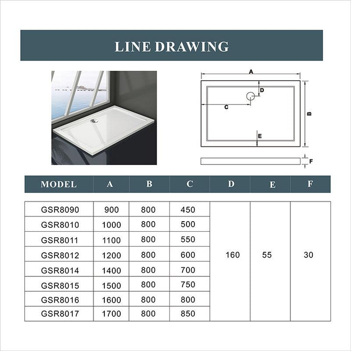 AICA shower enclosure shower door