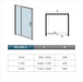 AICA shower enclosure shower door