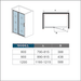 AICA shower enclosure shower door