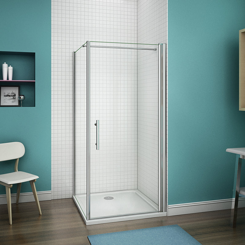 Frameless Pivot 185PK — Aica Bathrooms