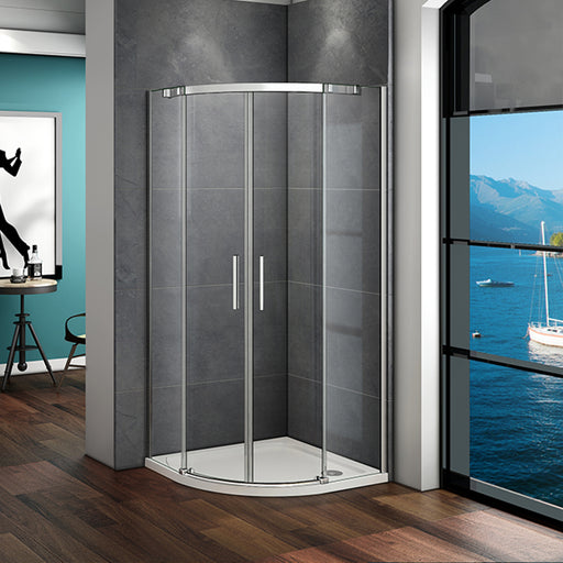 900X900 Chrome Quadrant shower, AICA shower enclosure,Shower Tray