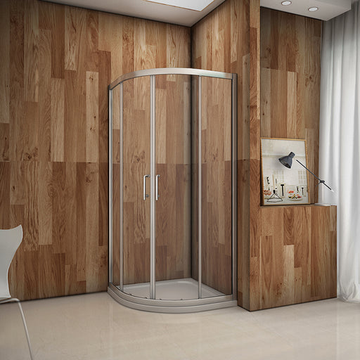 Quadrant shower, AICA shower enclosure, 1850 corner entry, Cubicle Shower Tray