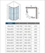 Chrome Frame,Sliding Shower Door,aica shower door,aica shower tray,quadrant,corner entry