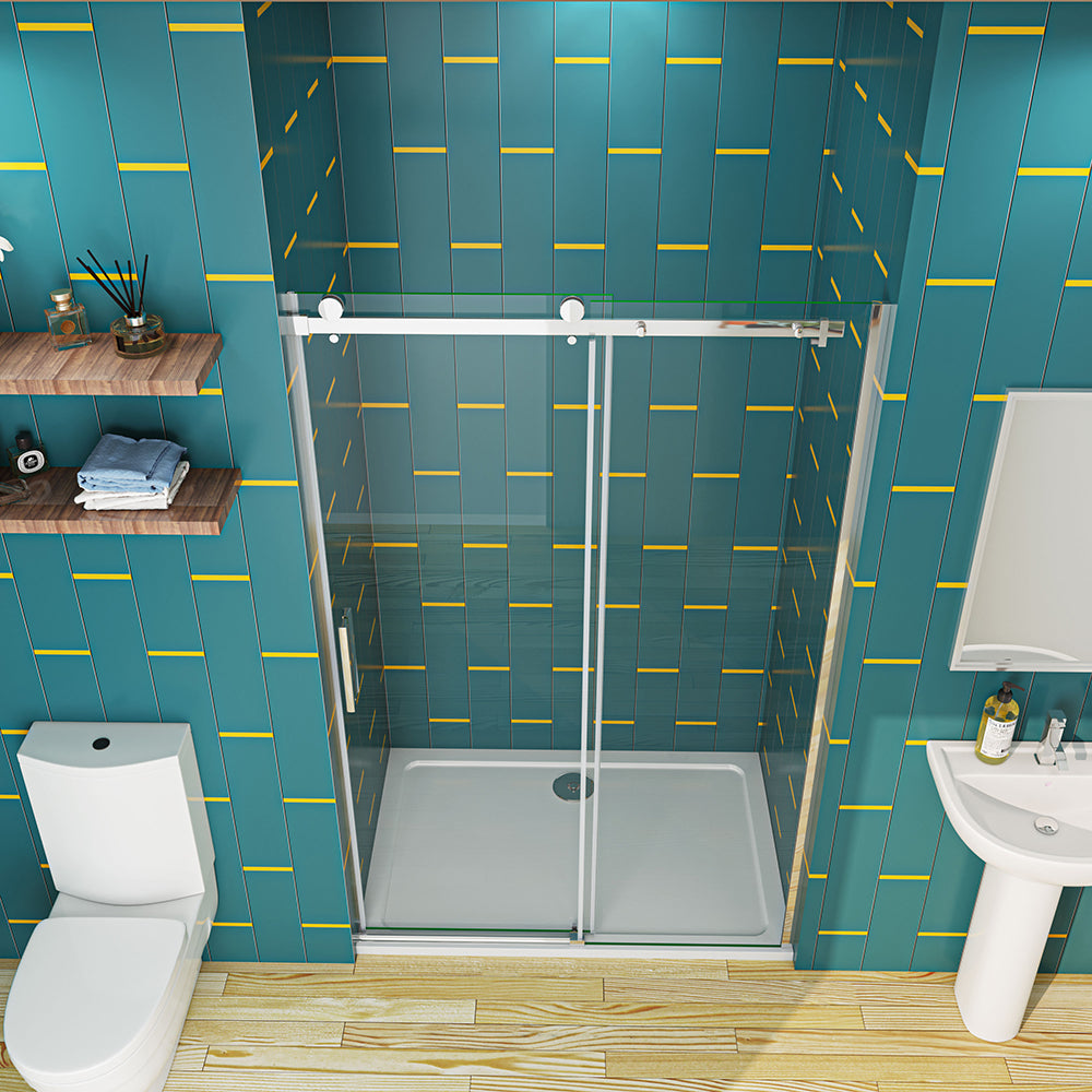 AICA-bathrooms-140cm-Sliding-Shower-Door-Enclosure-4