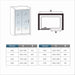 AICA shower enclosure shower door