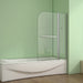 1000 180 degrees Pivot Shower, Bath Screen easy clean Glass,