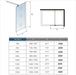 AICA shower enclosure shower door