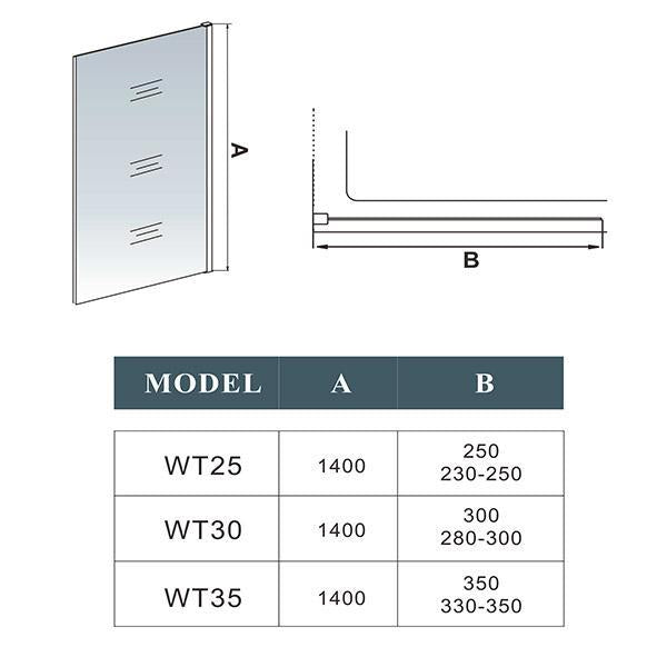 AICA shower enclosure shower door