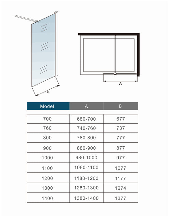 AICA shower enclosure shower door