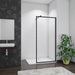 700,800,900,1000 Black AICA shower enclosure, Walk In Wet Room Screen