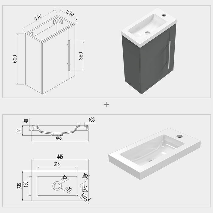 AICA shower enclosure shower door