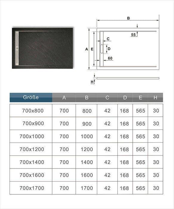 AICA shower enclosure shower door