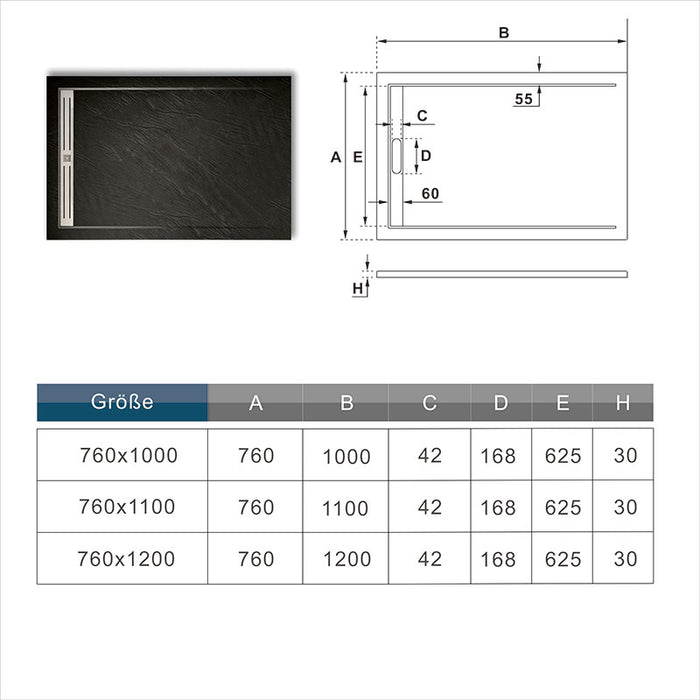 AICA shower enclosure shower door