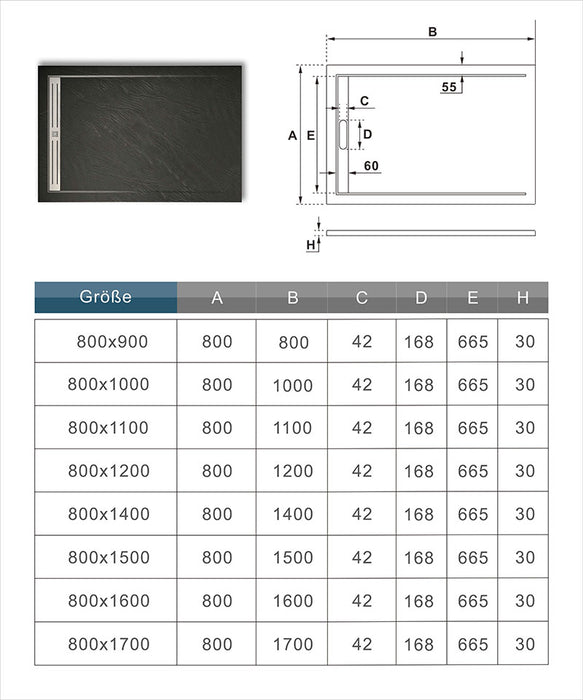 AICA shower enclosure shower door