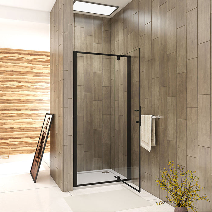 AICA-bathrooms-Pivot-Shower-Door-Black-760mm-2