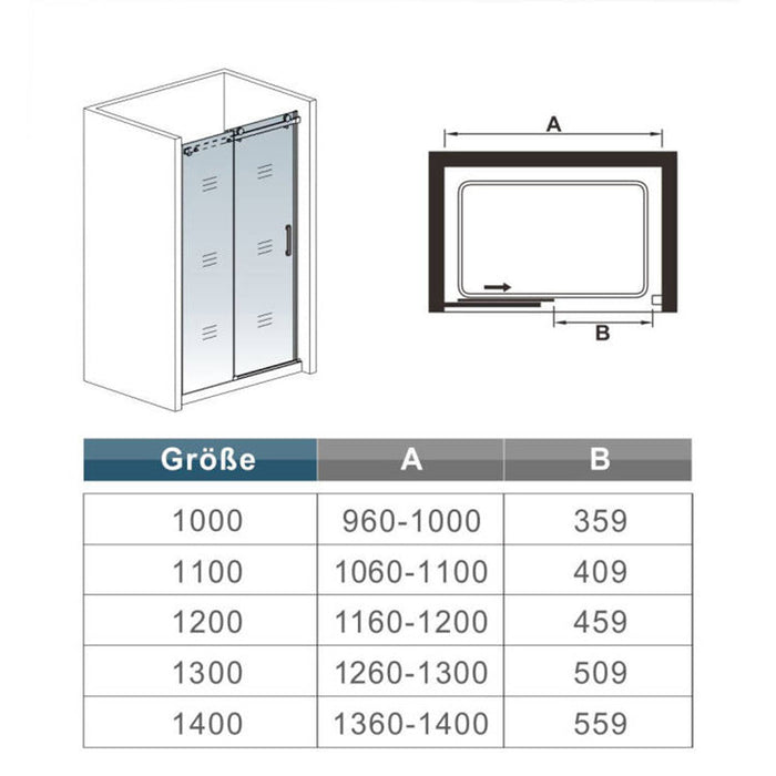 AICA-bathrooms-Sliding-Shower-Enclosure-1200mm-Door-5